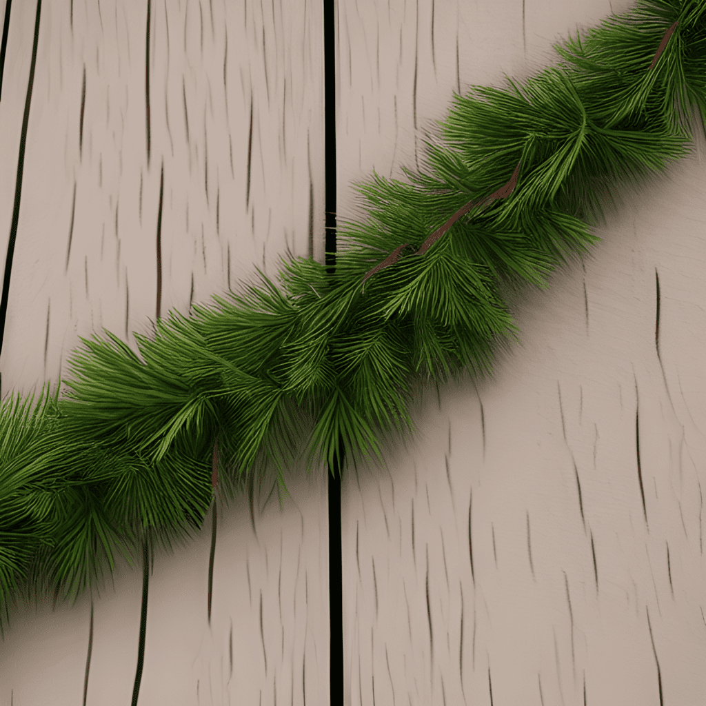 faux pine garland